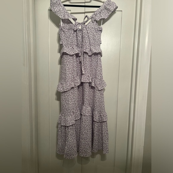 Floral Tiered Midi Dress - WORN ONCE - Picture 2 of 3